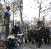 Unveiling of the Monument to the Russian Poet Bella Akhmadulina Designed by Boris Messerer in Moscow