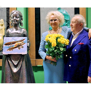 The Dream of the Sky Sculpture Created by Zurab Tsereteli Was Presented as a Gift to the International Civil Aviation Organization