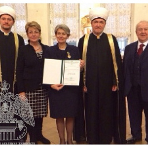 Zurab Tsereteli Took Part in the Ceremony for Presenting UNESCO Director-General Irina Bokova with the Order of Honor “Al-Fakhr”